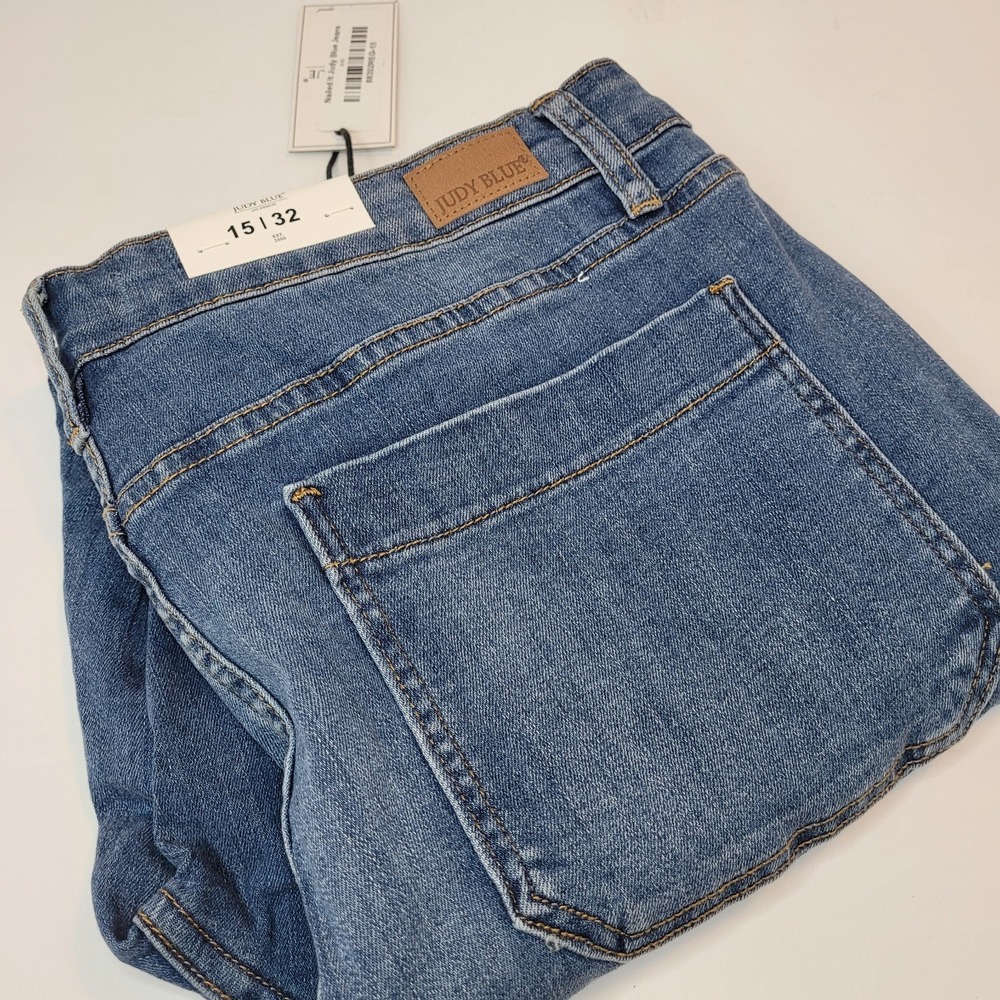 Judy Blue Slim Fit Jeans Womens 32 Stretch Carpenter Dark Wash High Rise Denim